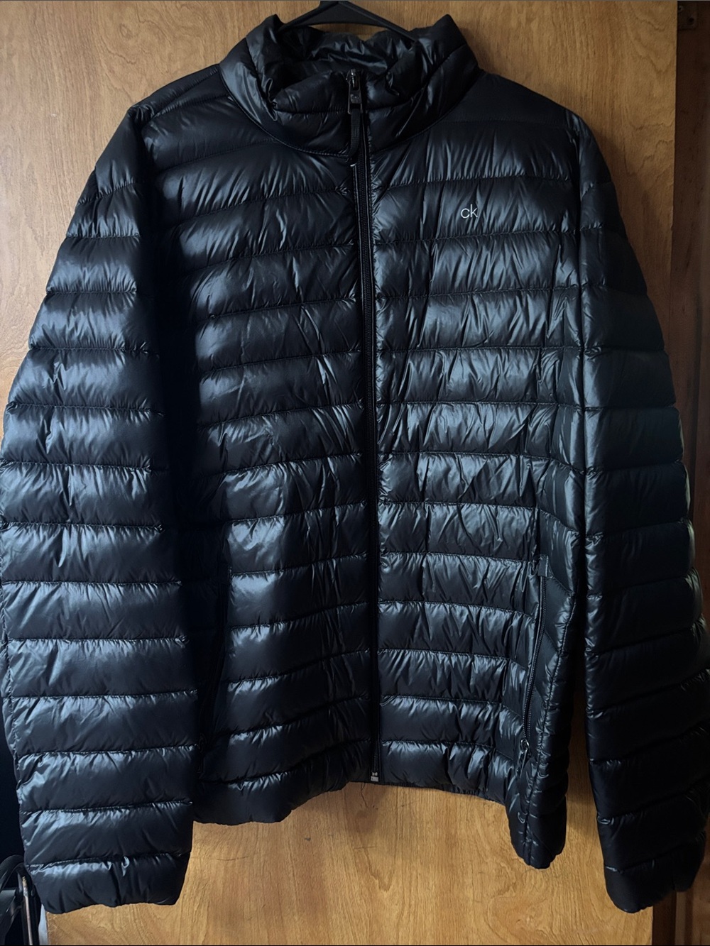 Calvin Klein Black Quilted Packable Puffer Jacket